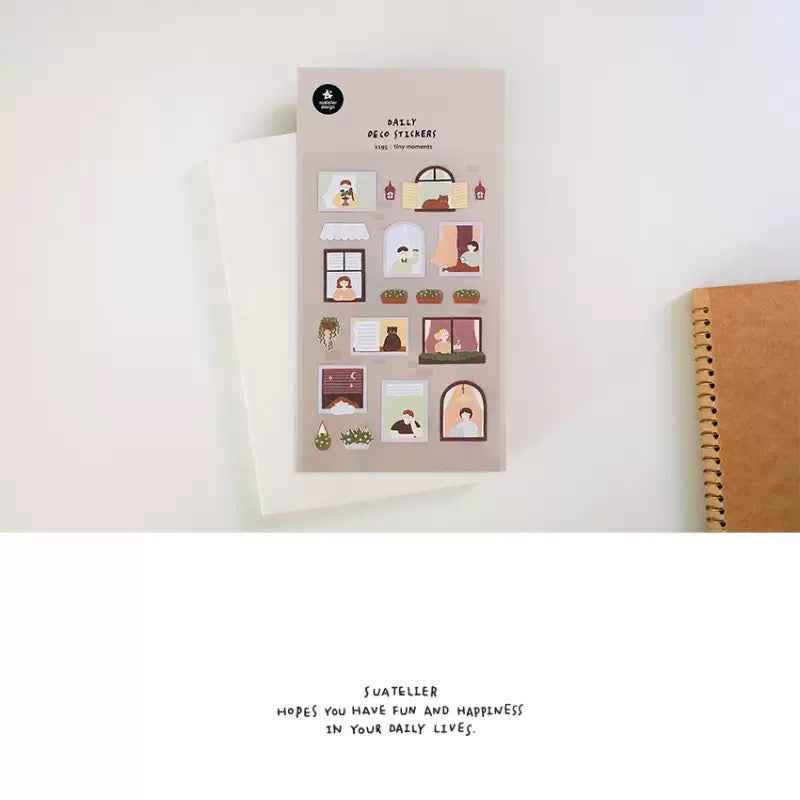 Suatelier Tiny moments Sticker, 20-pcs