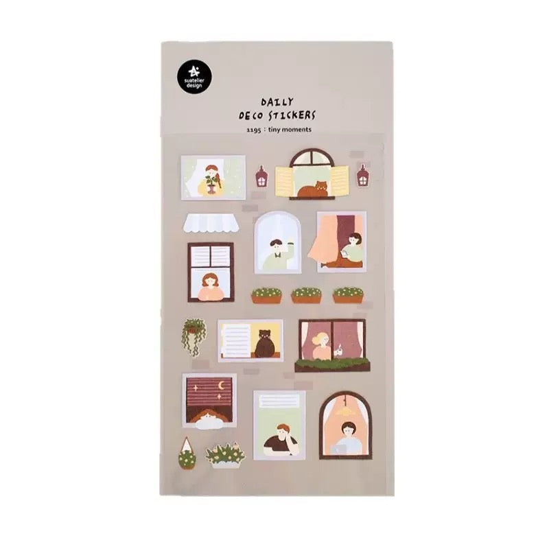 Suatelier Tiny moments Sticker, 20-pcs