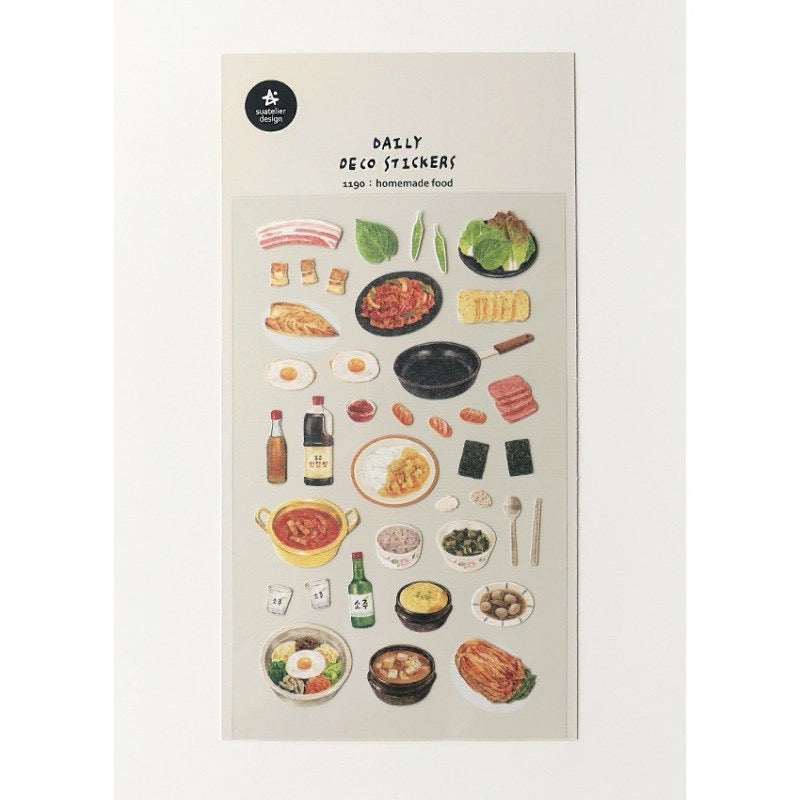 Suatelier Homemade Food Sticker, 20-pcs