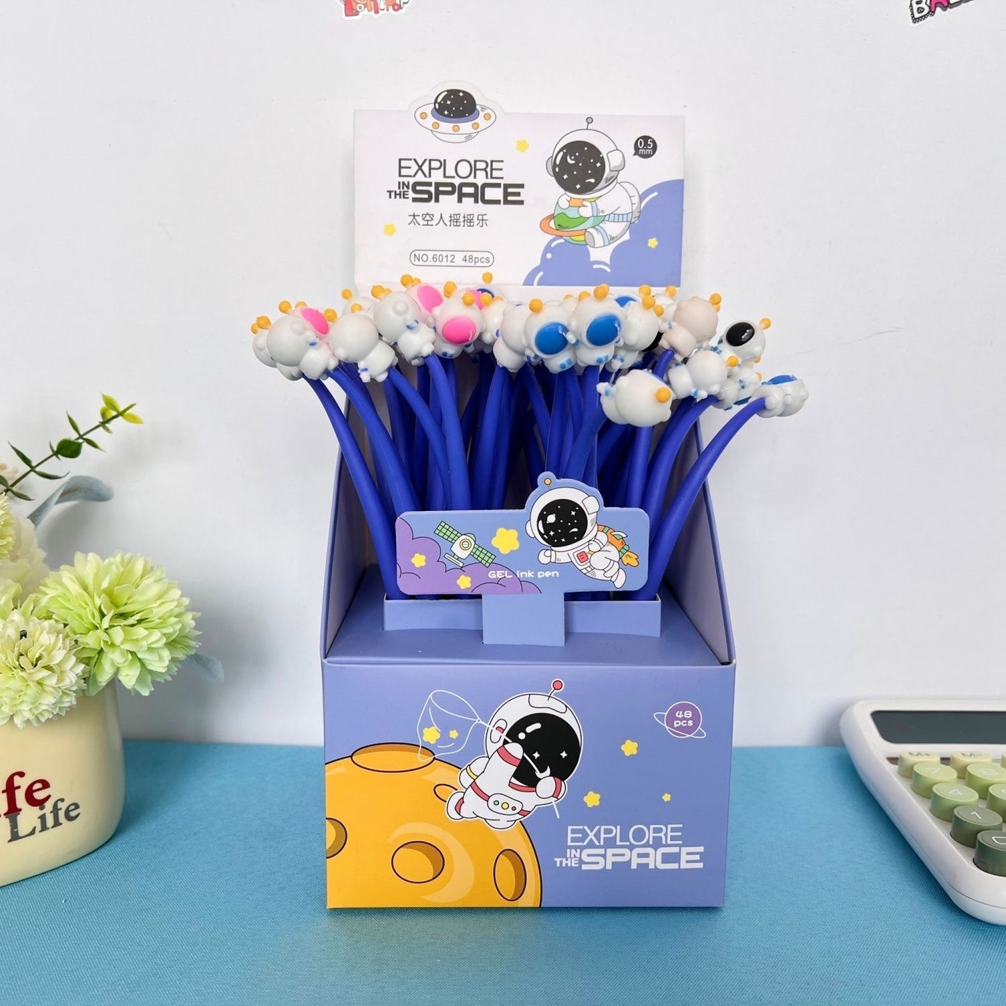 Astronaut Wiggle Pen, 24-pcs