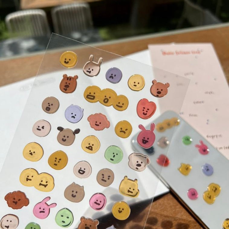 BONITO Emotion Face Stickers, 20-pcs