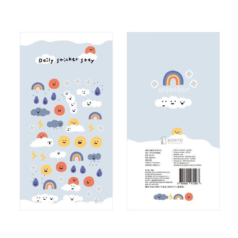 BONITO Emotion Face Stickers, 20-pcs