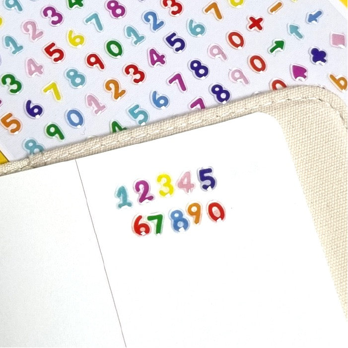 BONITO Number & Letter Stickers, 20-pcs