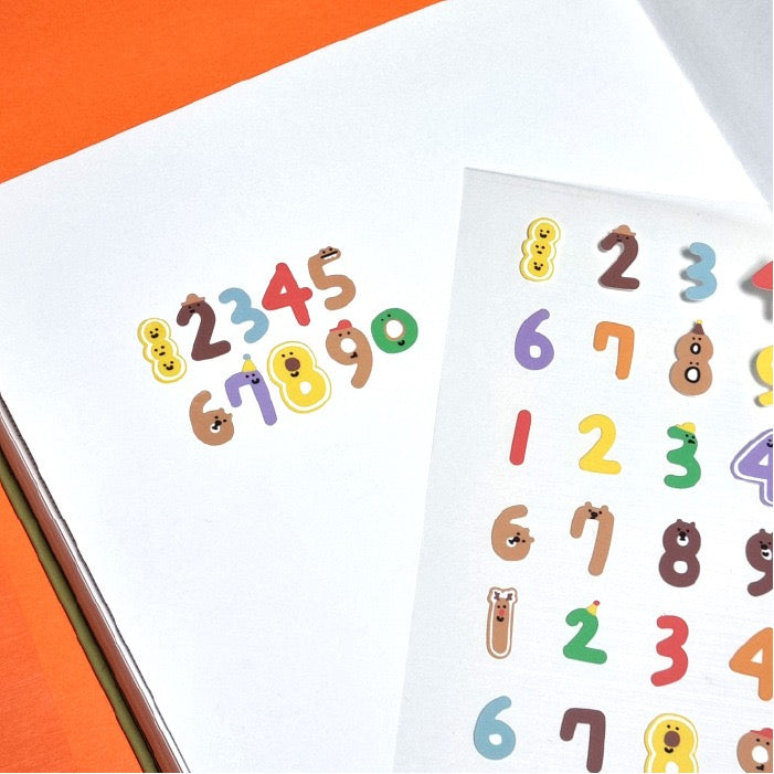 BONITO Number & Letter Stickers, 20-pcs