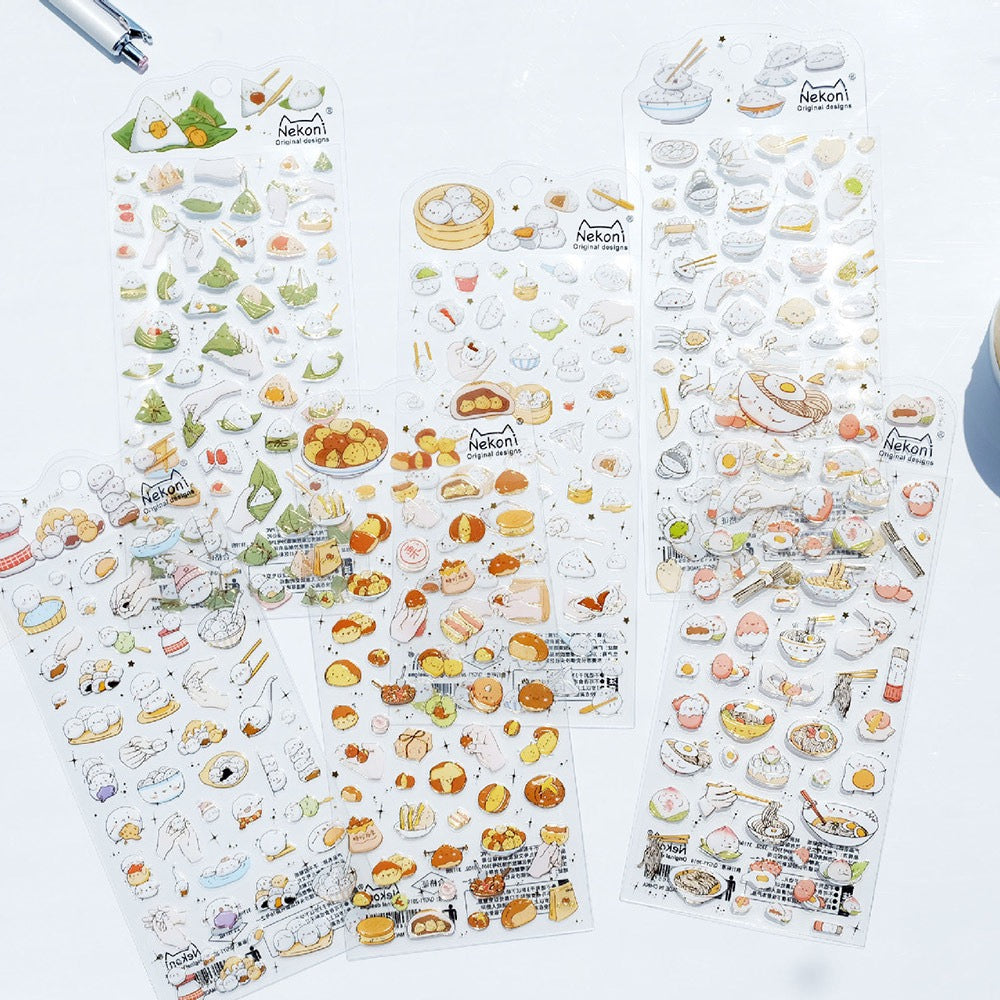 NEKONI Chinese-style Baking Stickers, 20-pcs