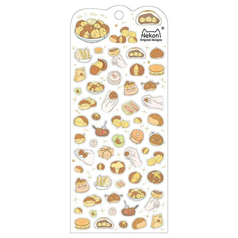 NEKONI Chinese-style Baking Stickers, 20-pcs