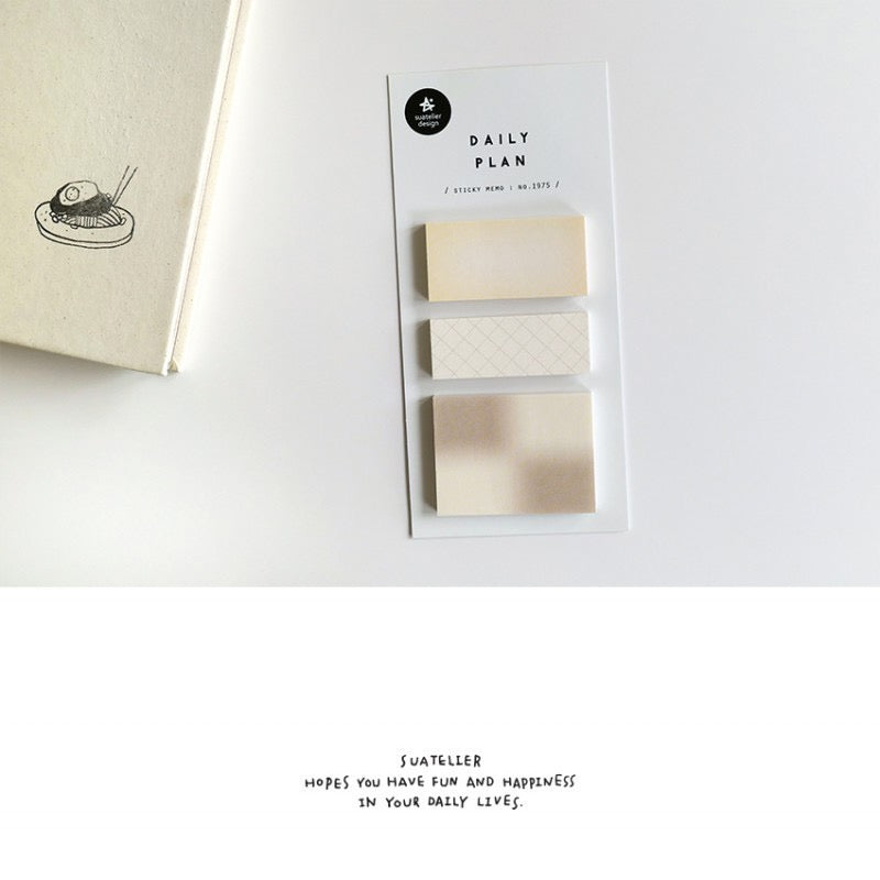 Suatelier Daily Plan Sticky Note, 10-pcs