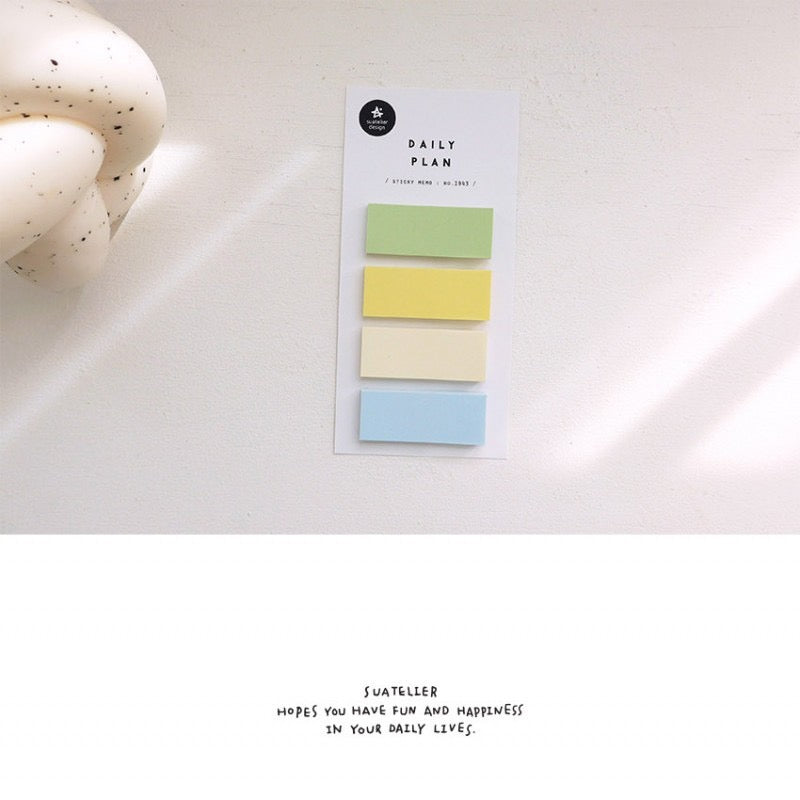 Suatelier Daily Plan Sticky Note, 10-pcs