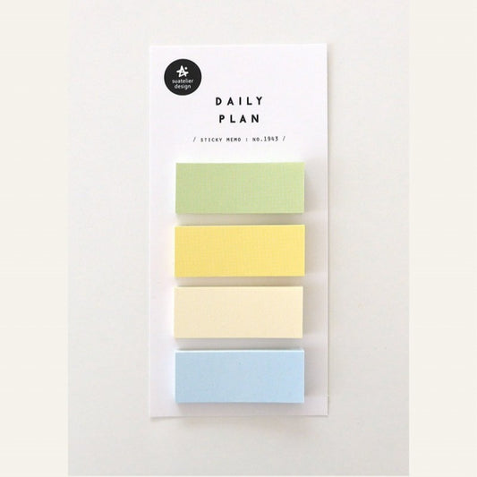 Suatelier Daily Plan Sticky Note, 10-pcs