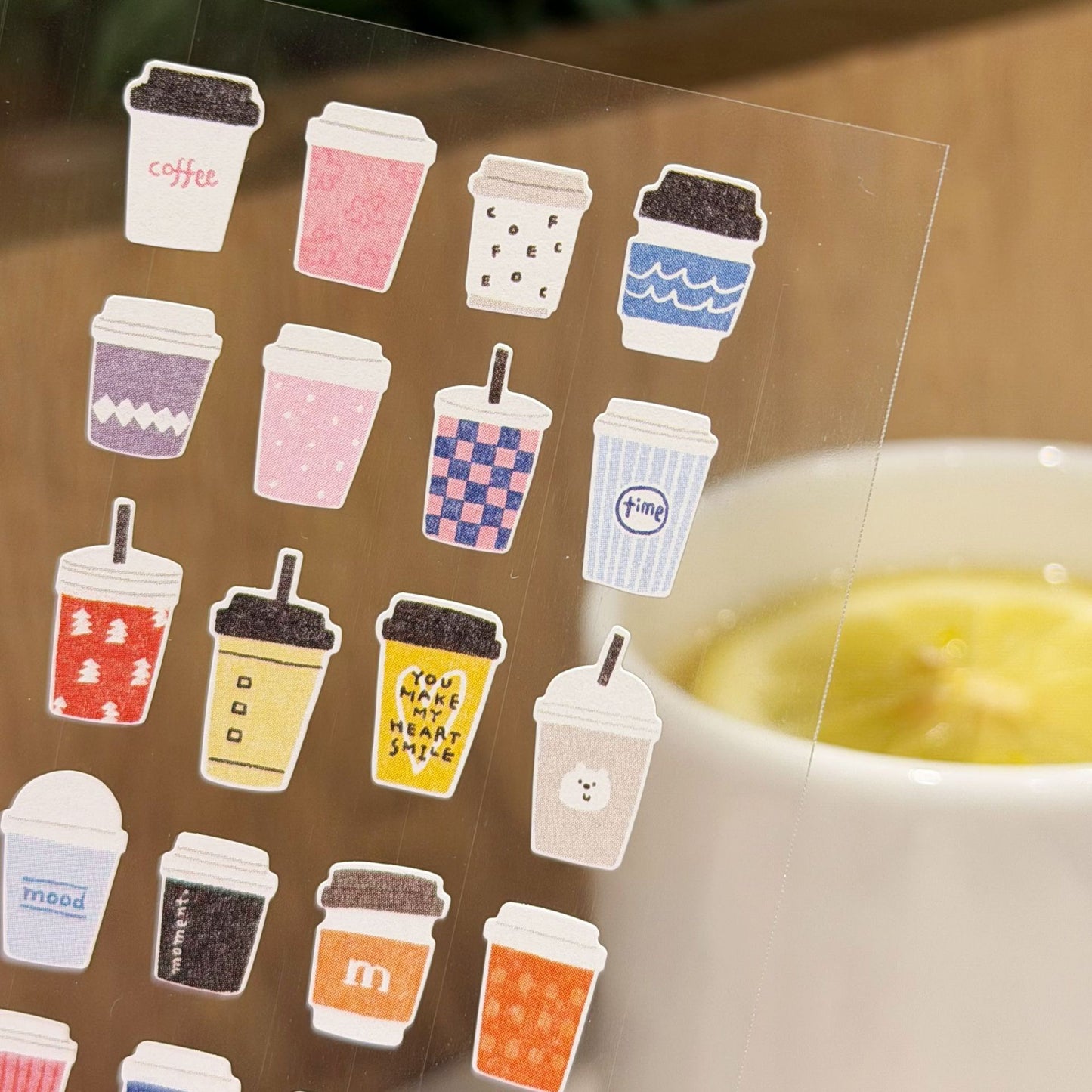 BONITO accompanying cup mini stickers, 20-pcs