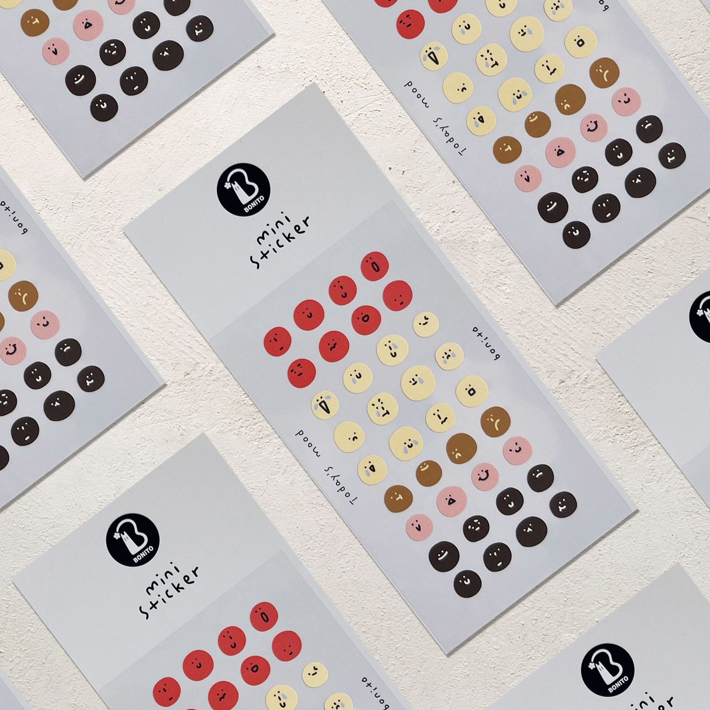 BONITO Today's mood mini stickers, 20-pcs