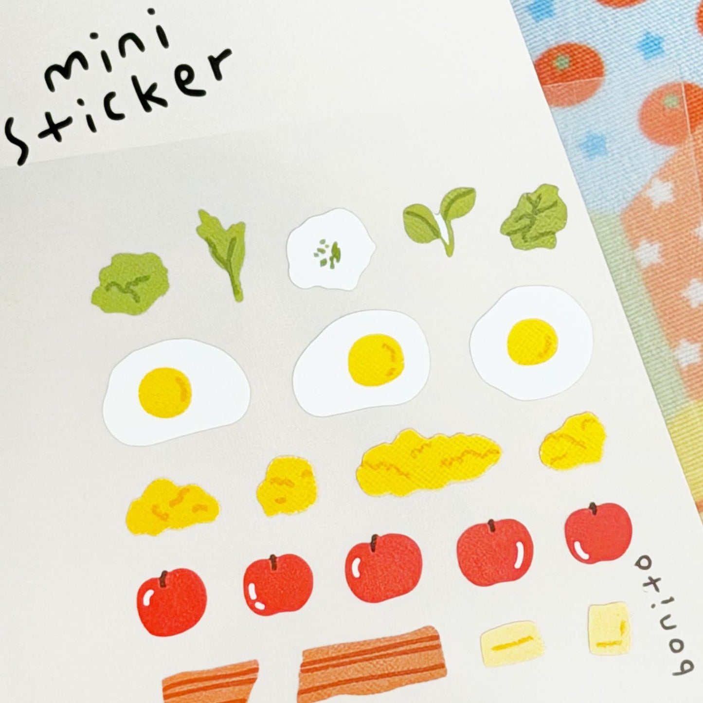 BONITO Light Food mini stickers, 20-pcs