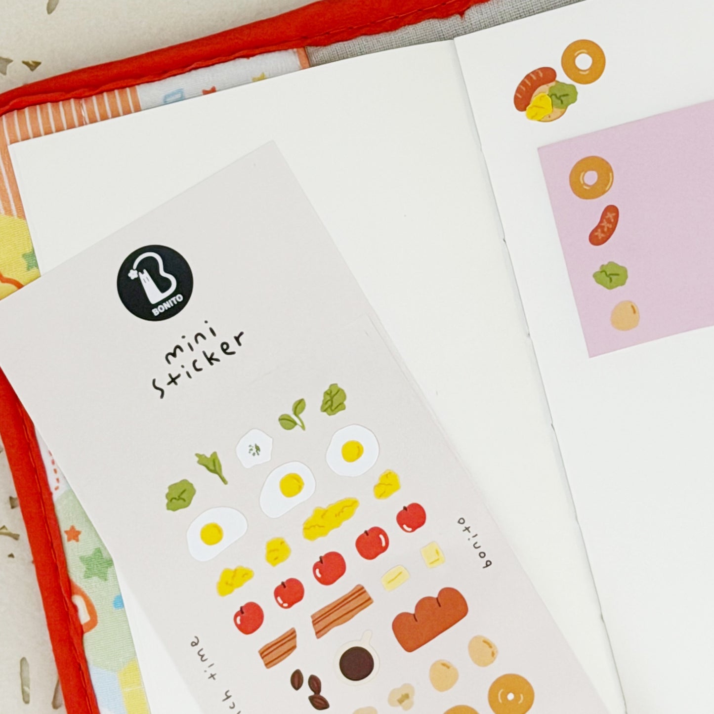 BONITO Light Food mini stickers, 20-pcs