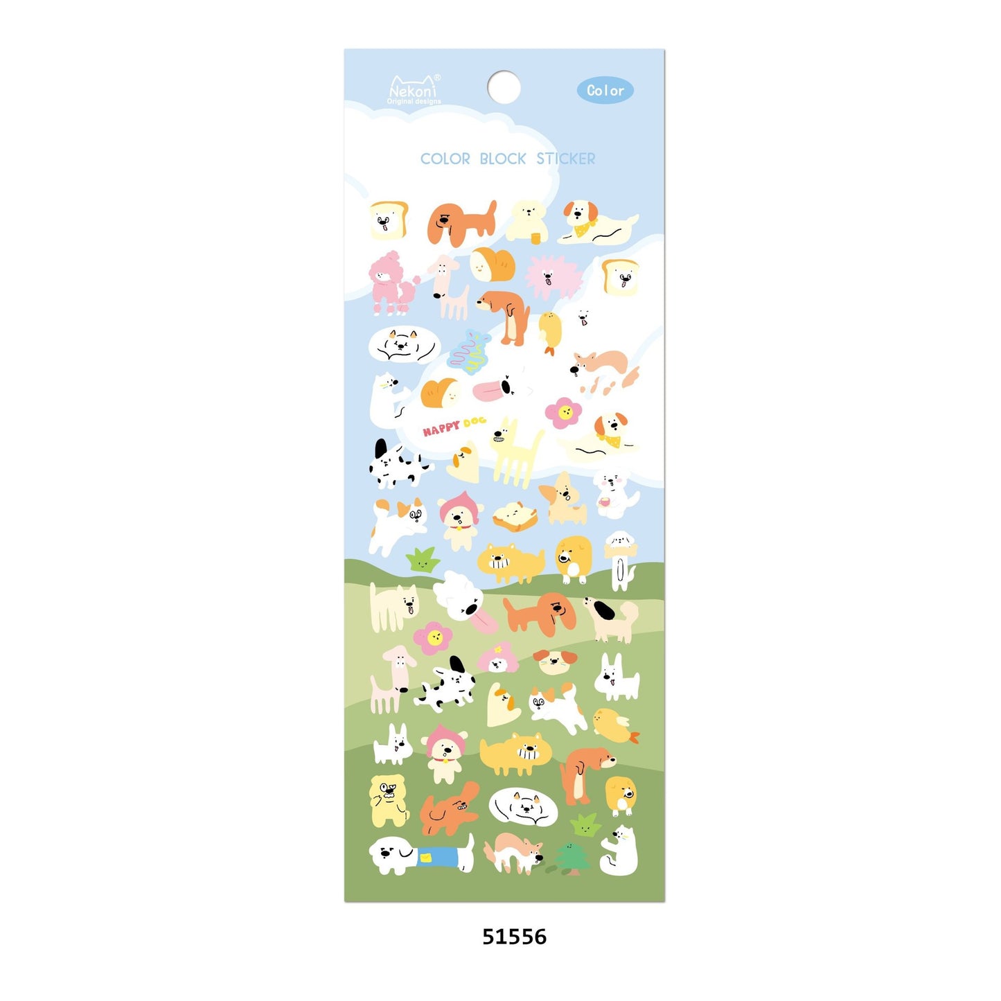 NEKONI Animal Journal PVC stickers, 20-pcs