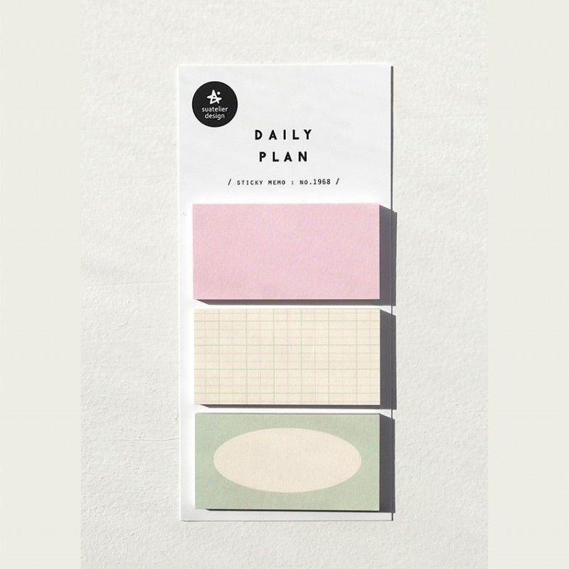 Suatelier Daily Plan Sticky Note, 10-pcs