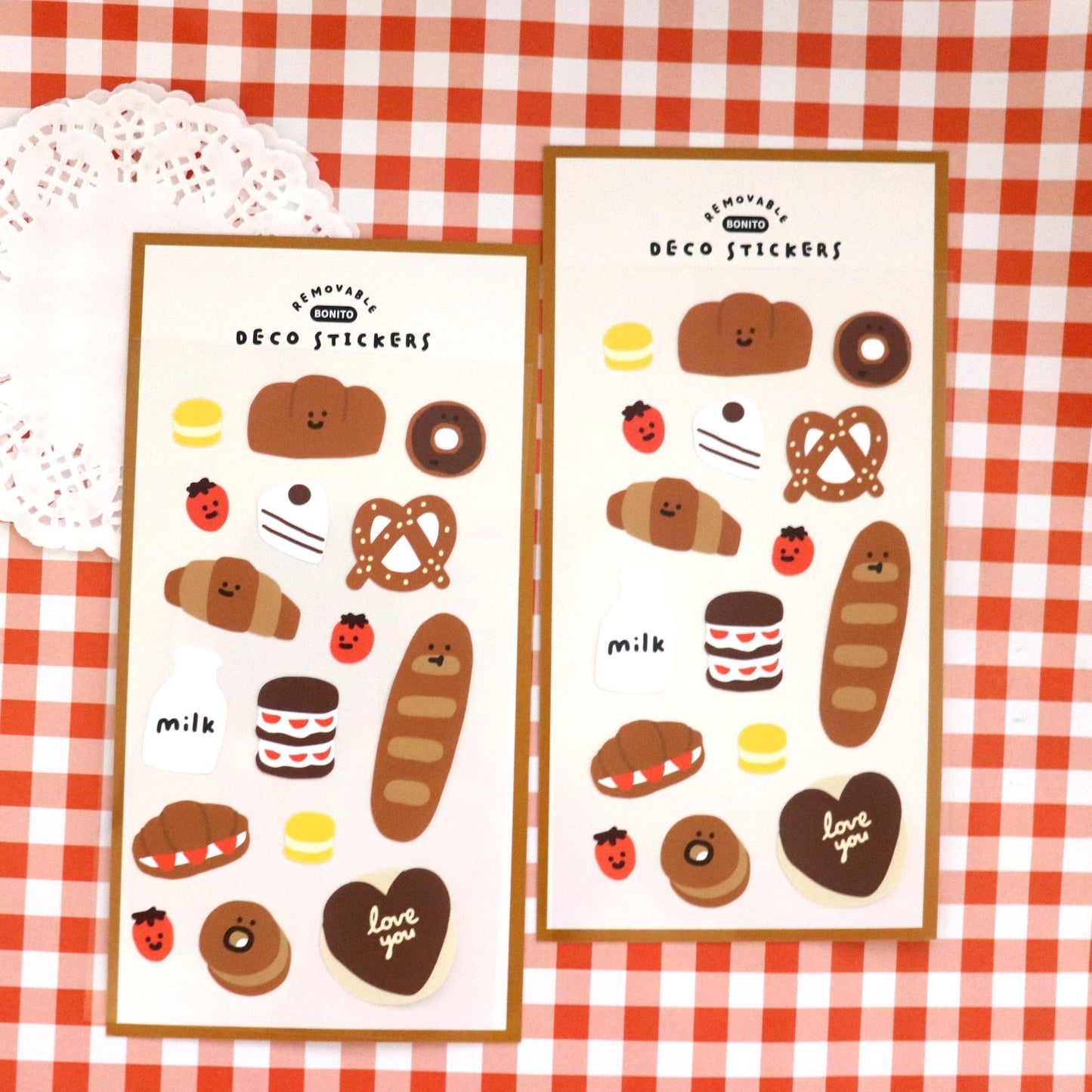 BONITO How To USE paper stickers, 20-pcs