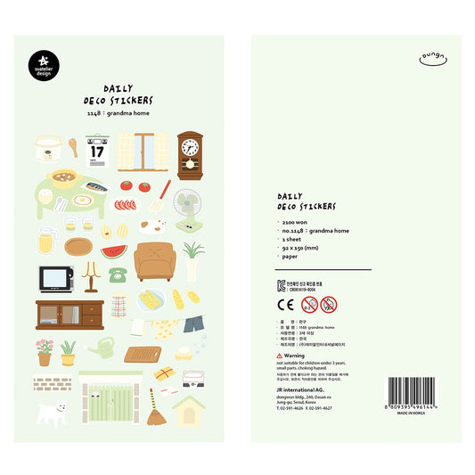 Suatelier grandma home stickers, 20-pcs