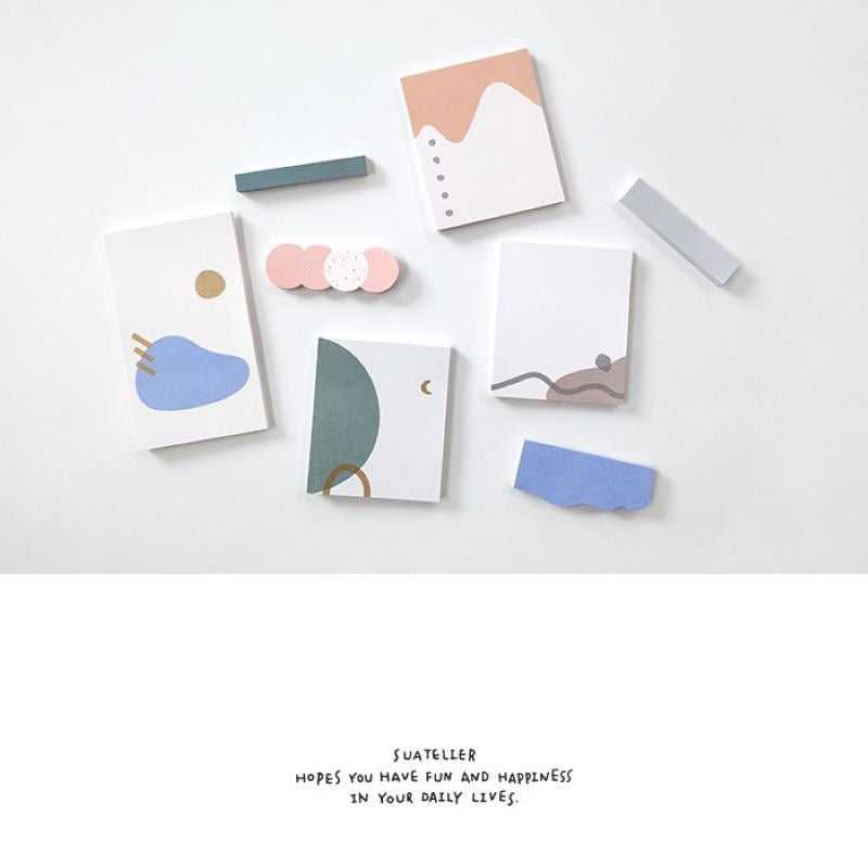 Suatelier Daily Plan Sticky Note, 10-pcs