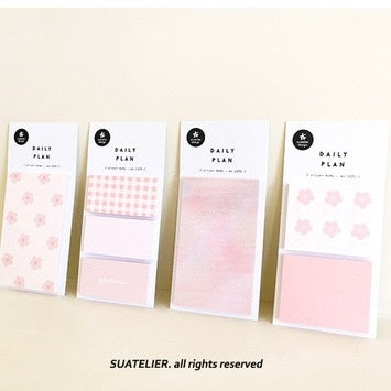 Suatelier Daily Plan Sticky Note, 10-pcs