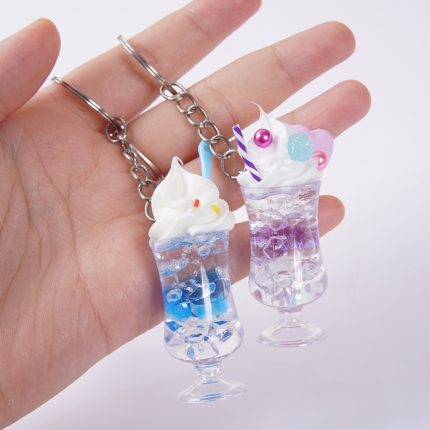 Summer Sparking drink Key Charm, 10-pcs