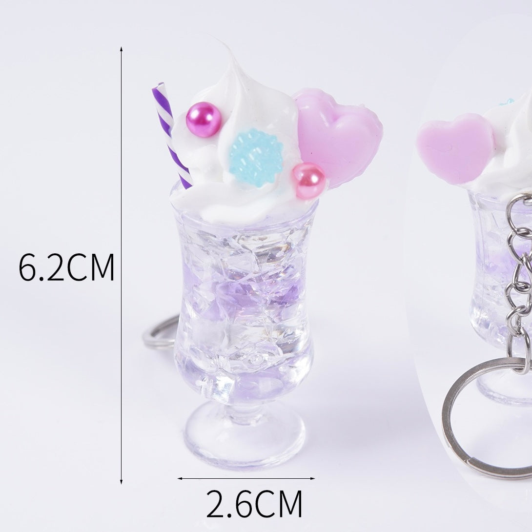 Summer Sparking drink Key Charm, 10-pcs
