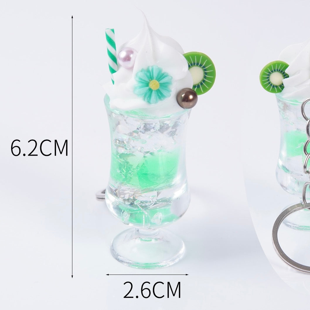 Summer Sparking drink Key Charm, 10-pcs