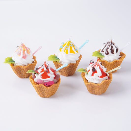 Summer Ice cream key charm, 10-pcs