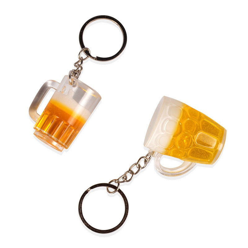 Summer bear mug key charm, 10-pcs