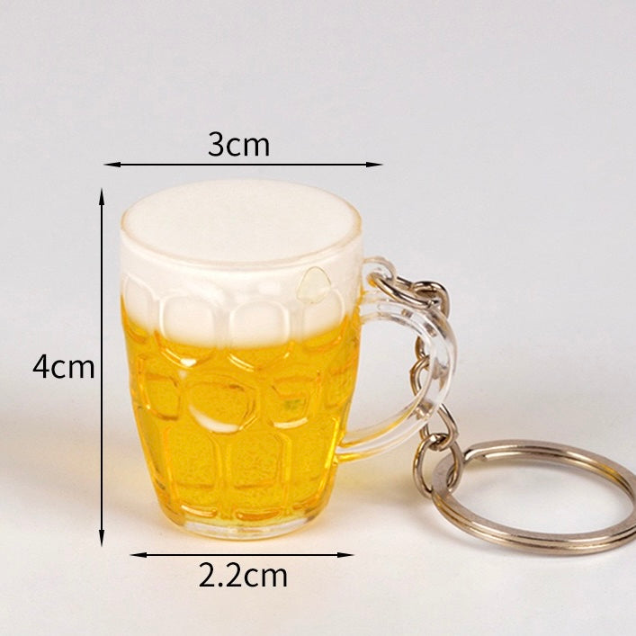 Summer bear mug key charm, 10-pcs
