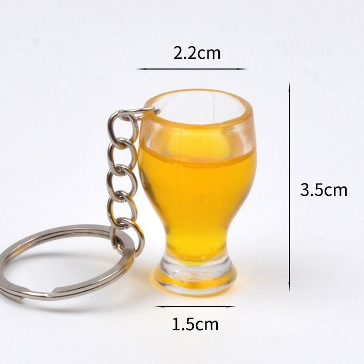 Summer bear mug key charm, 10-pcs