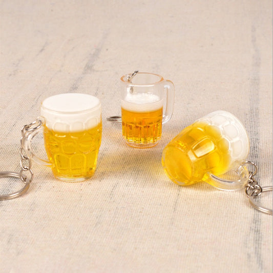 Summer bear mug key charm, 10-pcs