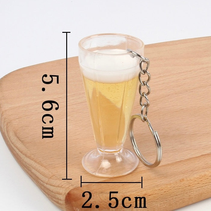 Summer bear mug key charm, 10-pcs