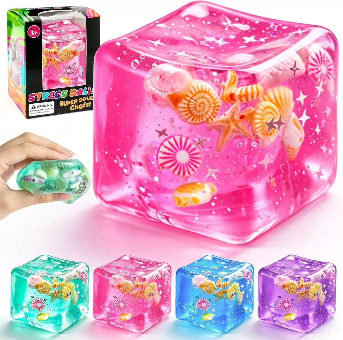 Summer Ocean-Themed Stress Ball, 5-pcs