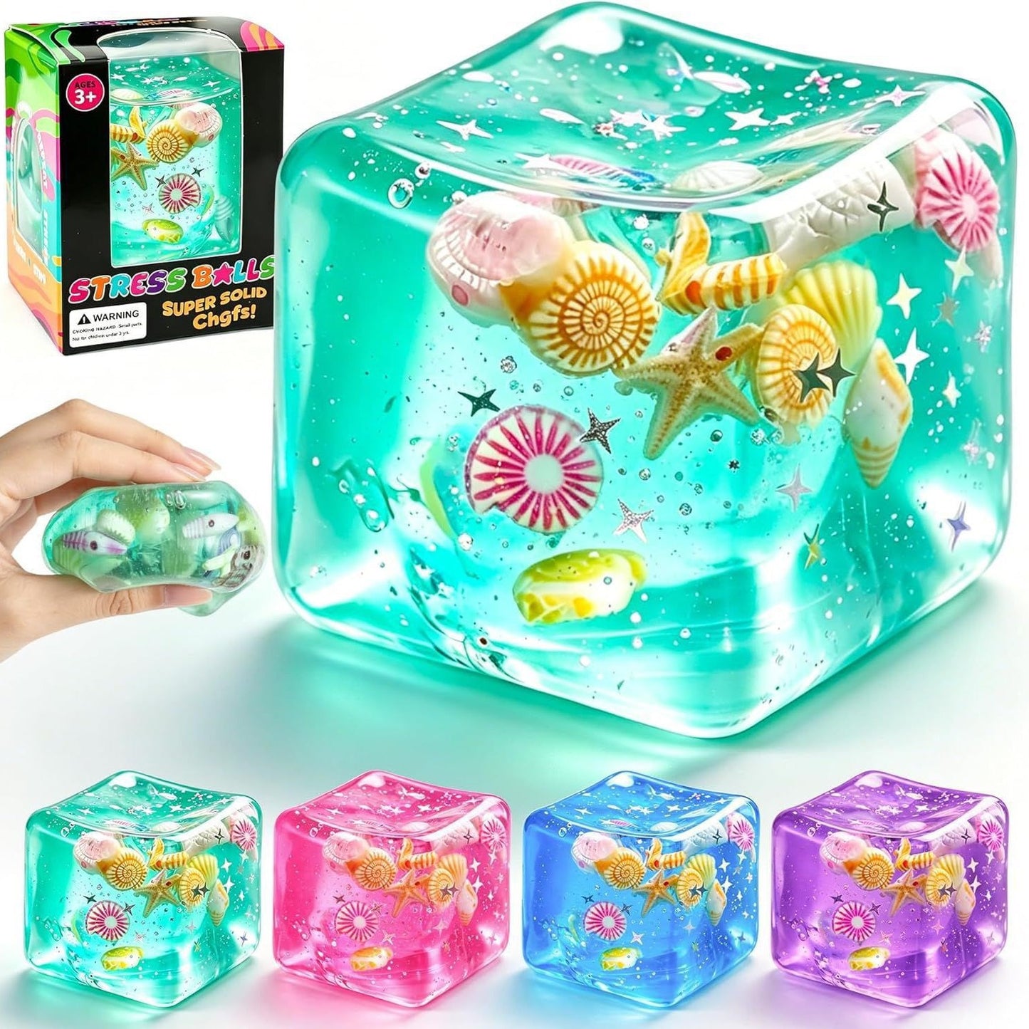 Summer Ocean-Themed Stress Ball, 5-pcs