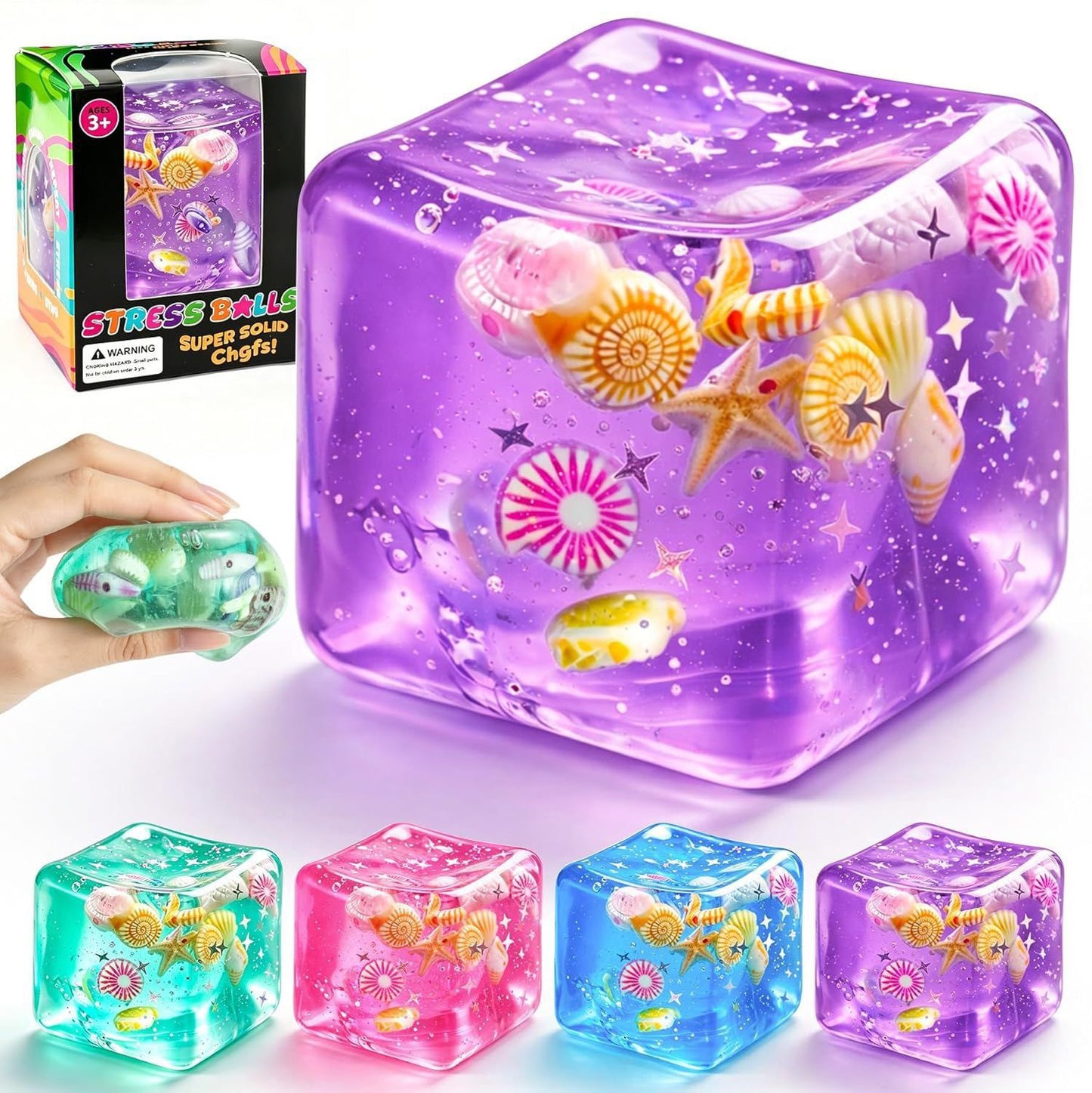 Summer Ocean-Themed Stress Ball, 5-pcs