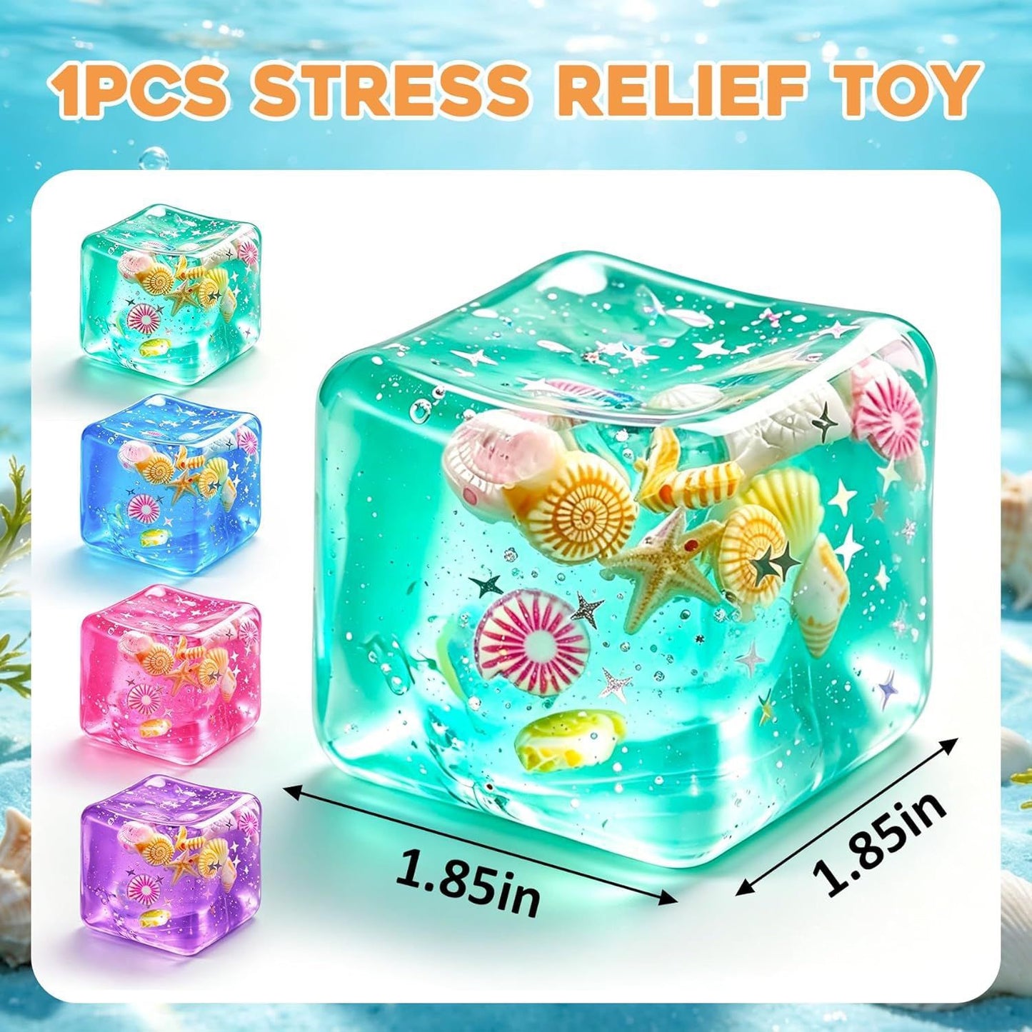 Summer Ocean-Themed Stress Ball, 5-pcs