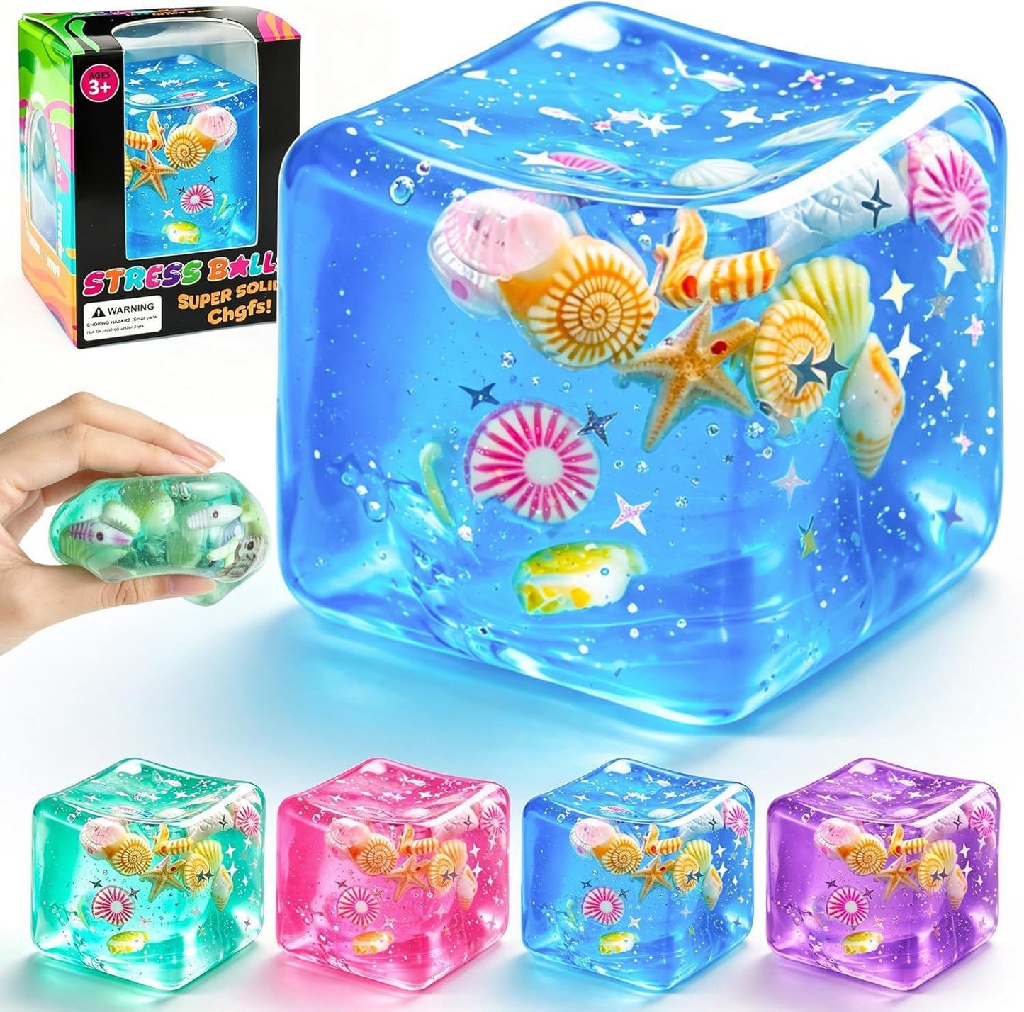Summer Ocean-Themed Stress Ball, 5-pcs
