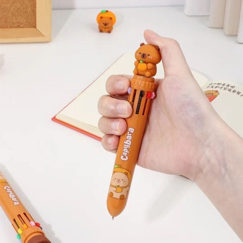 Capybara Ten Color Ballpoint pen, 36-pcs