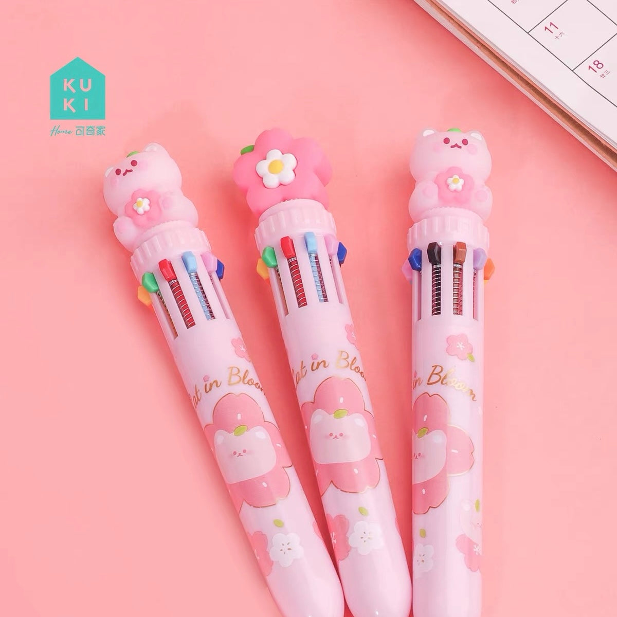 Sakura Kitty Ten Color Ballpoint Pen, 36-pcs