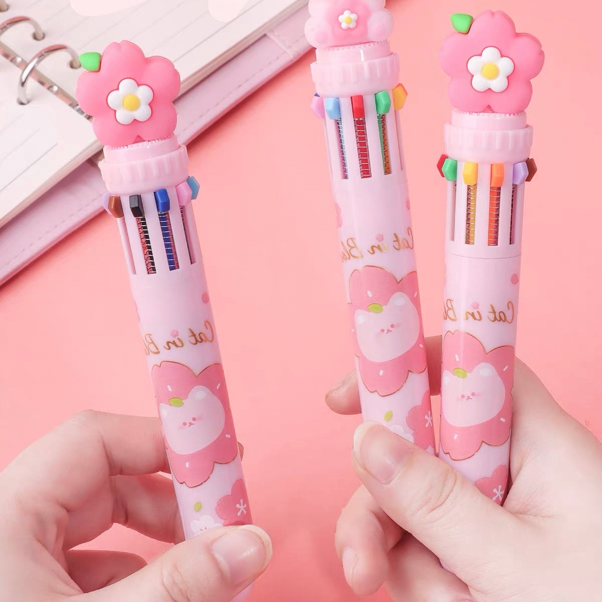 Sakura Kitty Ten Color Ballpoint Pen, 36-pcs