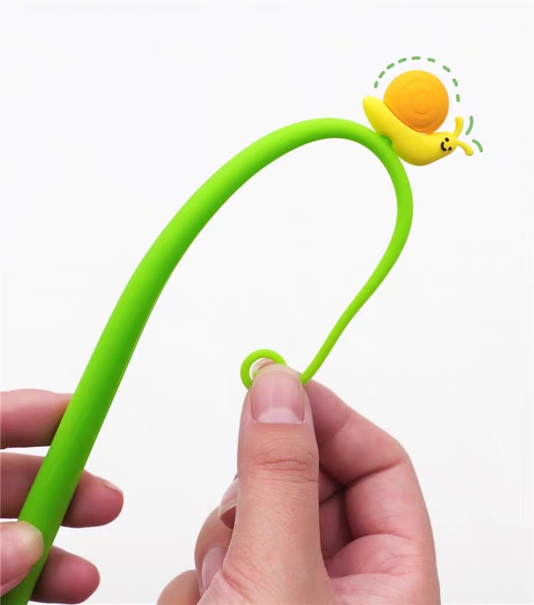 Lovely Snail Wiggle Pen, 24-pcs