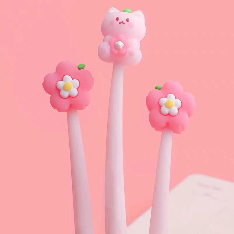 Sakura Kitty Wiggle Pen, 24-pcs