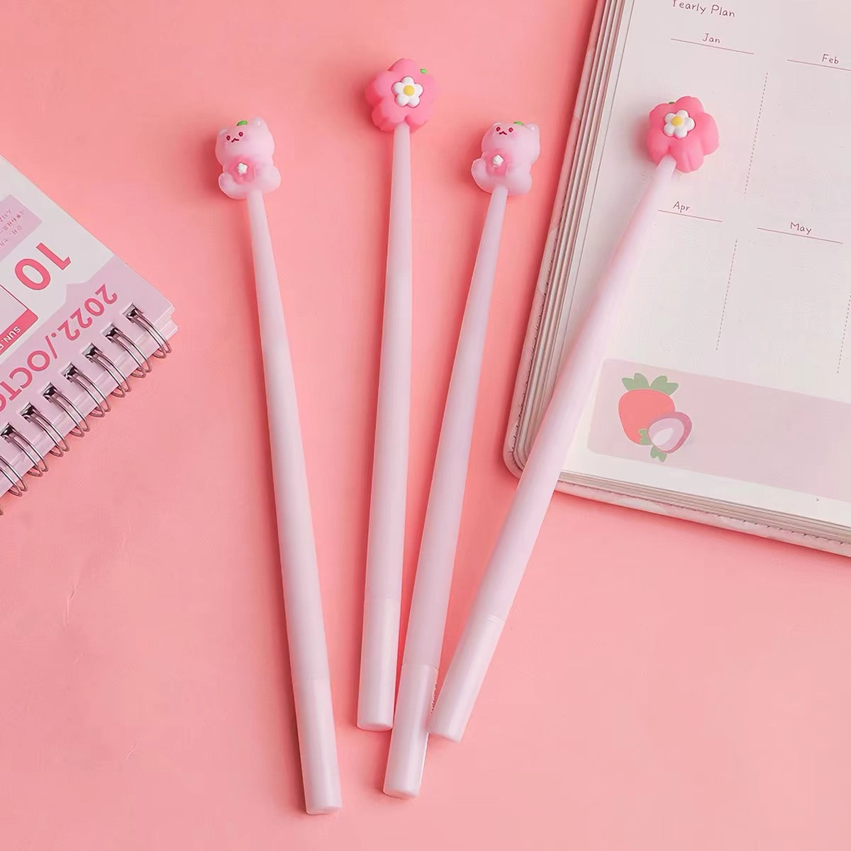 Sakura Kitty Wiggle Pen, 24-pcs
