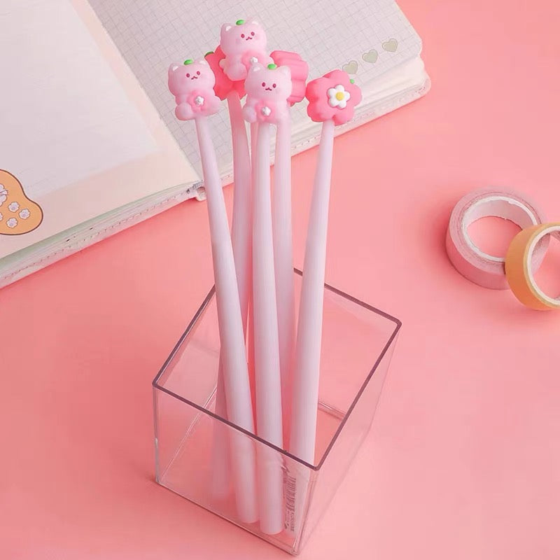 Sakura Kitty Wiggle Pen, 24-pcs
