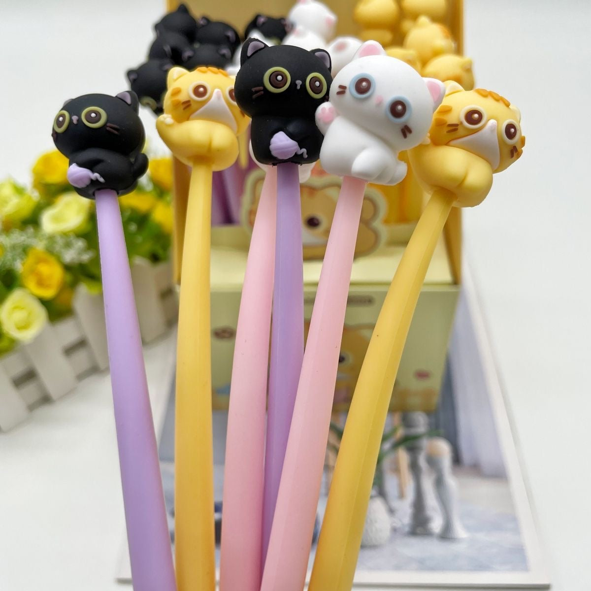 Sweet Cat Wiggle Pen, 24-pcs
