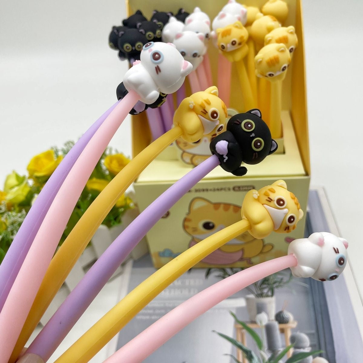 Sweet Cat Wiggle Pen, 24-pcs