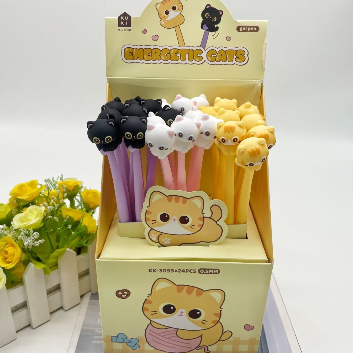 Sweet Cat Wiggle Pen, 24-pcs
