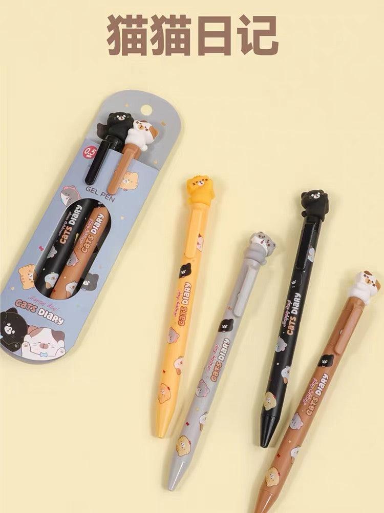 Daily Kitty Sharing Pen, 24-cards