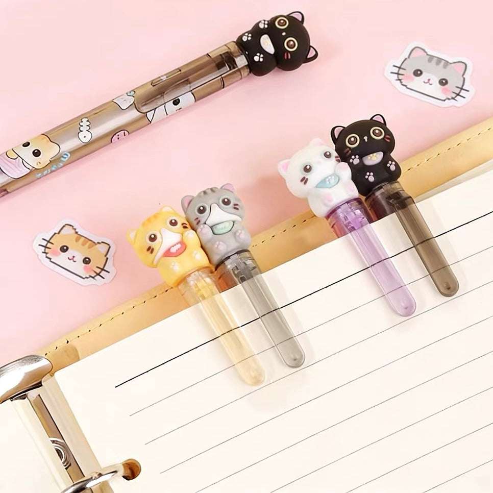 Energetic Cat Sharing Pen, 24-cards