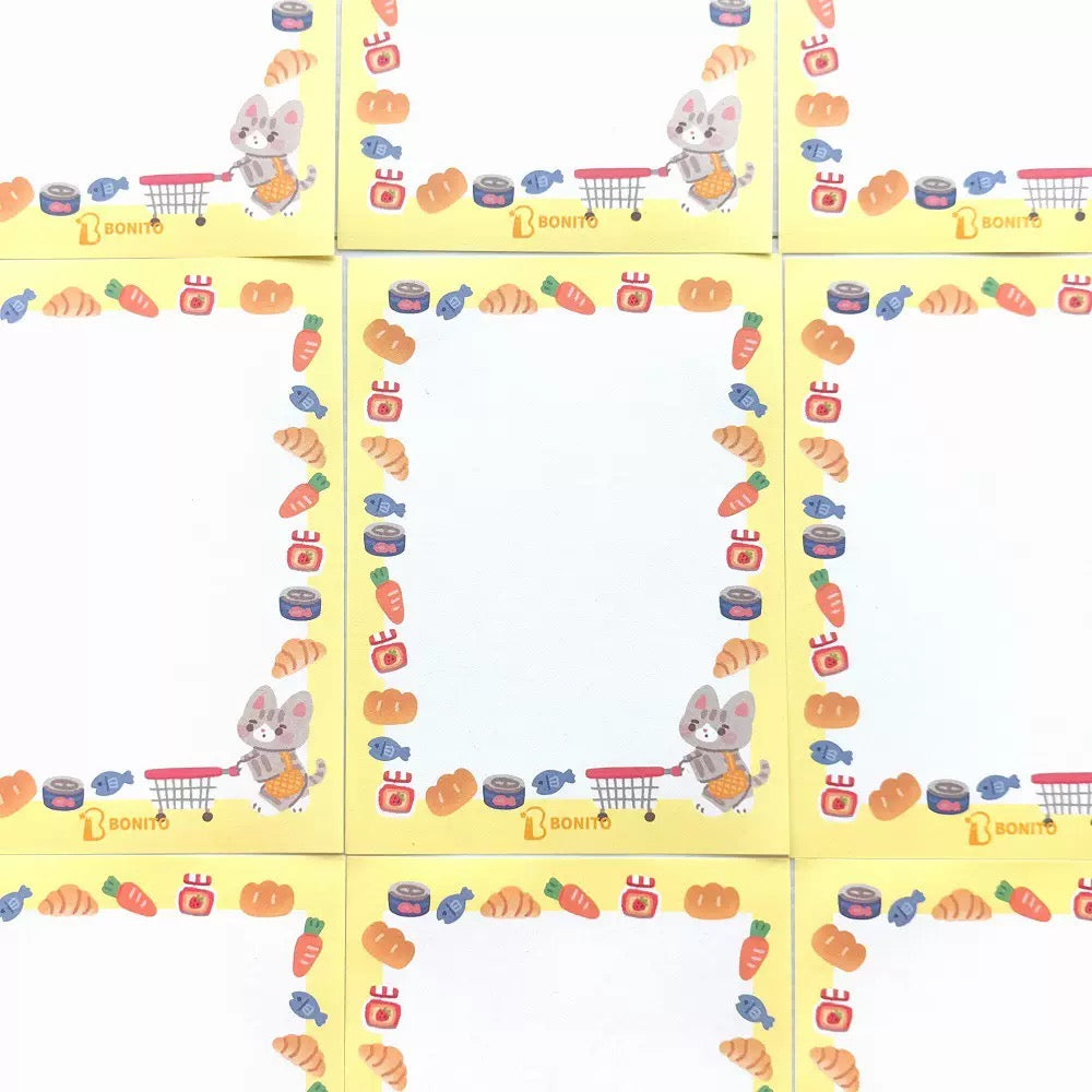 BONITO Happy Shopping Sticky Note, 10-pcs